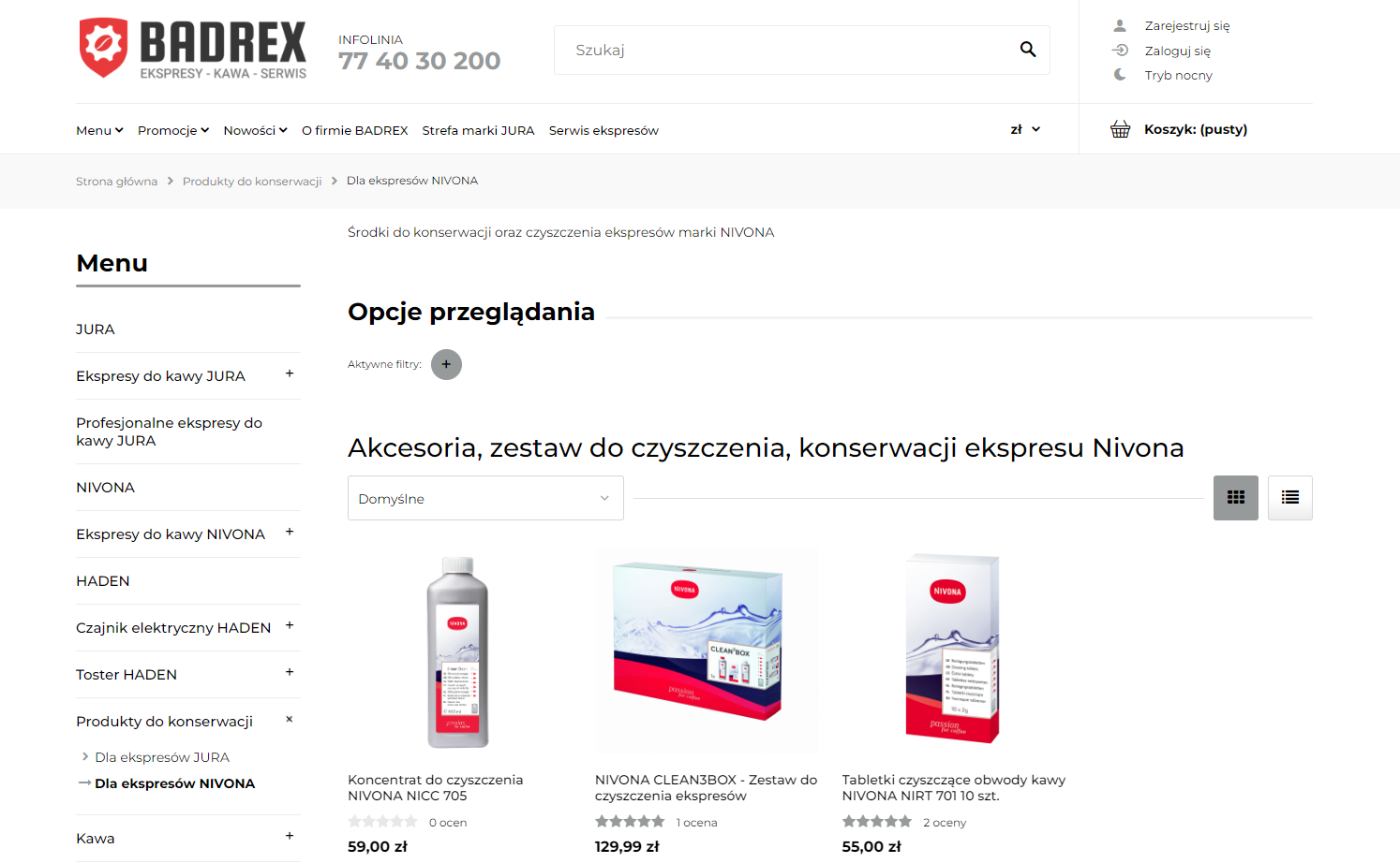 Czy zestaw do czyszczenia ekspresu Nivona wystarczy do pełnej konserwacji urządzenia?