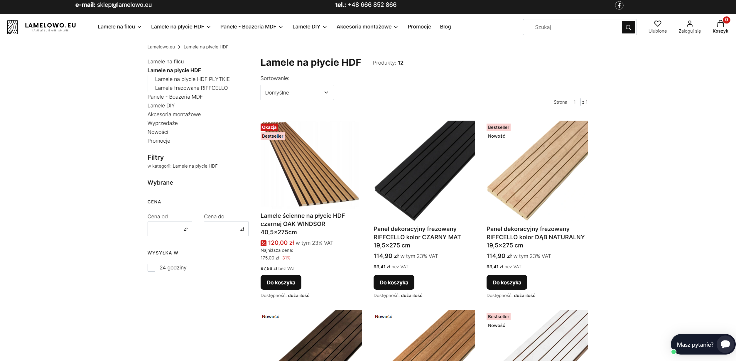 Jak wybrać lamele na płycie HDF? Parametry, które realnie wpływają na efekt