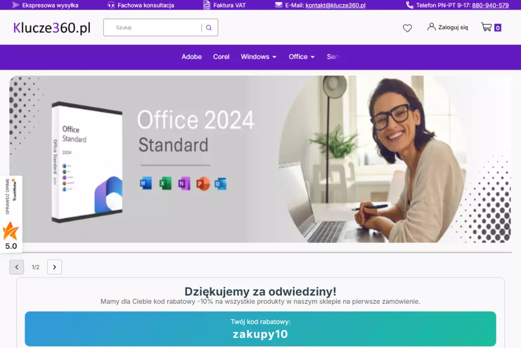 Klucze360.pl - klucze aktywacyjne